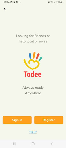 Android application Todee screenshort