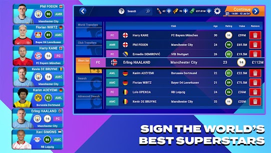 Soccer Manager 2025 – Football APK 4