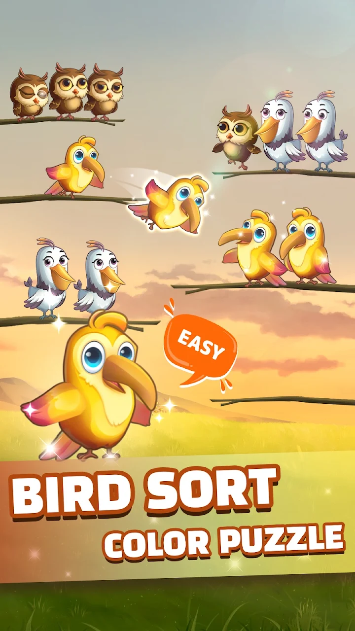 Bird Sort Puzzle: Color Game MOD