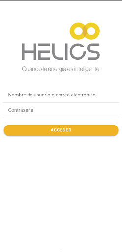 Android application Clientes Helios Energia screenshort