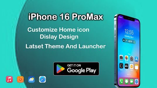 Launcher: iOS 16 Pro Max Theme