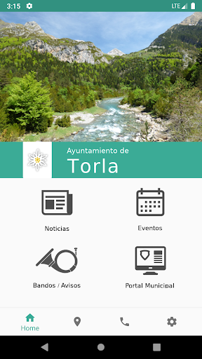 Android application Ayuntamiento de Torla screenshort
