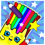Kid Coloring Shopkin Games icon