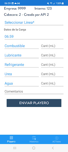 ACTrans Playero Screen 3