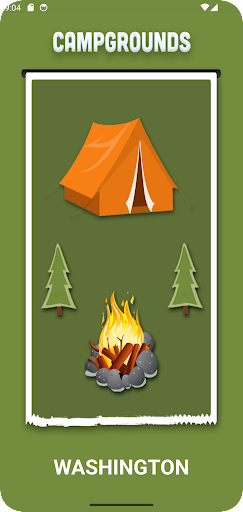 Android application Washington Campgrounds screenshort