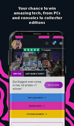 Android application RaffledUp screenshort