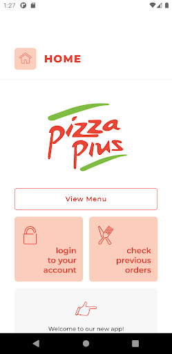 Android application Pizza Plus GL1 screenshort