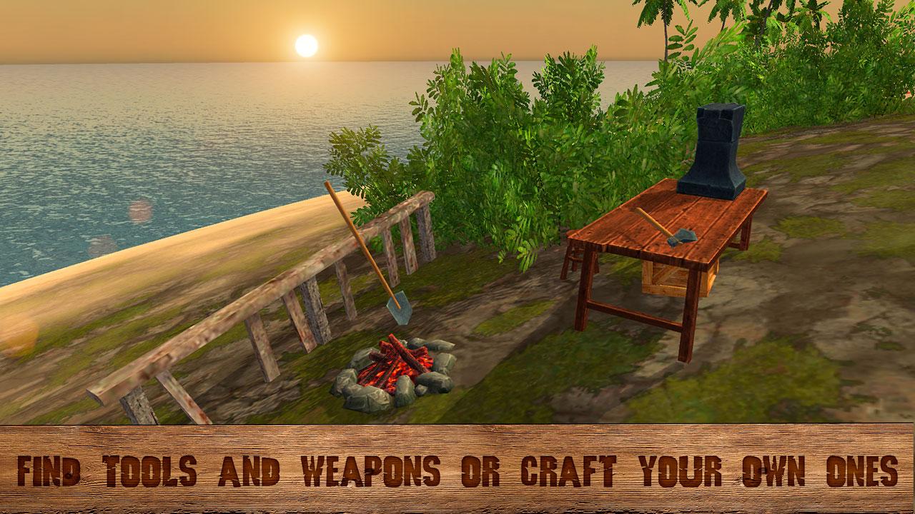 Android application Ocean Island Survival 3D screenshort