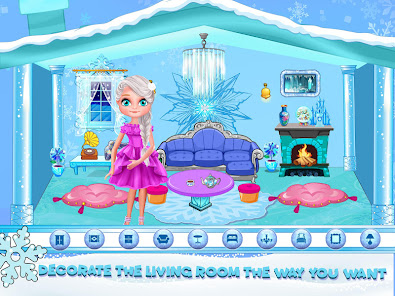 Captura de Pantalla 9 Hielo Princesa Muñeca Casa Dec android