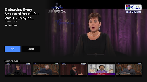 Grace TV Screen 3