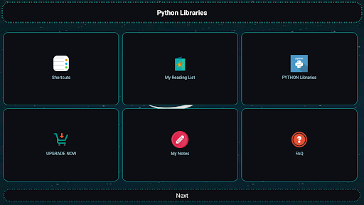 Screenshot of Python Libraries and Compiler