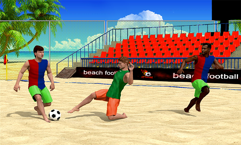 Android application Beach Football screenshort