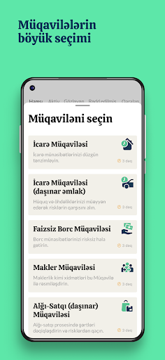 e-mza: Müqavilələriniz qorunur Screen 2