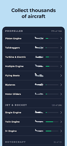 Screenshot of Skycards by Flightradar24