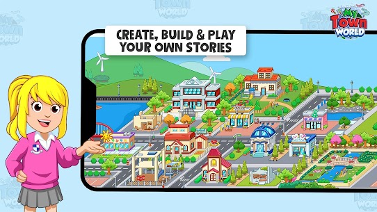 تحميل لعبة My Town World مهكرة مفتوح كلشي 1