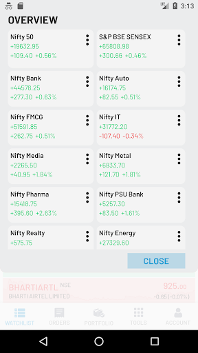 Sajag Trade Screen 2