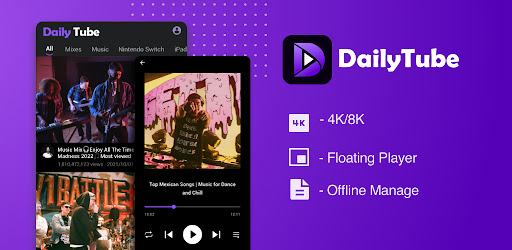 Android application DailyTube screenshort