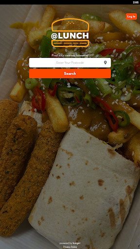 Android application @LUNCH Glasgow screenshort