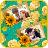 Flower Couple Collage Frames icon