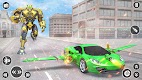 screenshot of Flying Car Robot Shooting Game