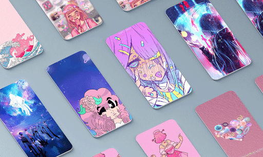 Android application Girly Aesthetic Wallpaper screenshort