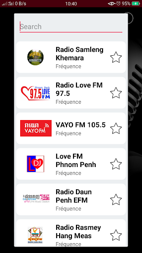 Android application Radio Cambodia screenshort