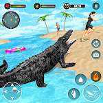 Cover Image of Descargar Simulador de ataque de cocodrilo animal  APK