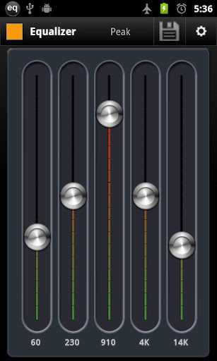 Android application AnEq Equalizer screenshort