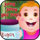 Johny Johny Yes Papa - Offline Kids Poem Video icon