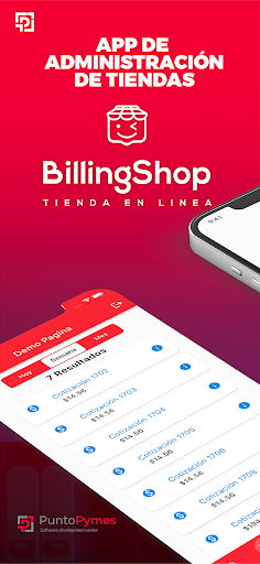 Android application BillingShop screenshort