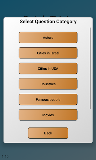 Quick Trivia Screen 2