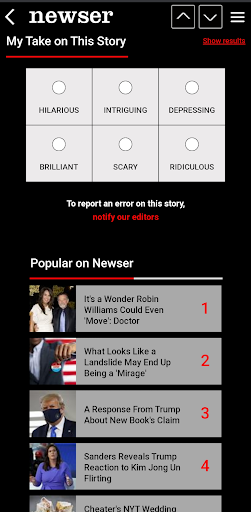 Newser News Screen 3