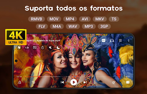Visualização do aplicativo
