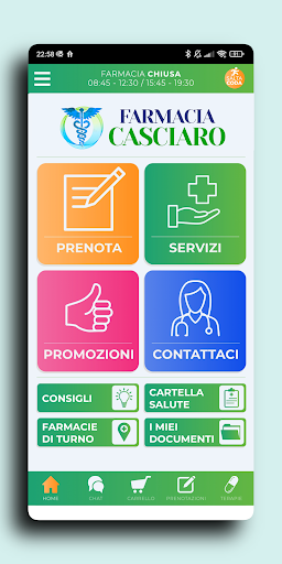 Android application Farmacia Casciaro Ugento screenshort