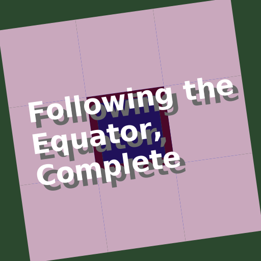 Book: Following the Equator logo