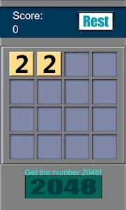 2048 Number Puzzle Color
