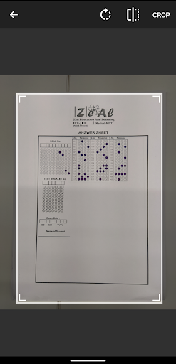 Edofox OMR Scanner Screen 2