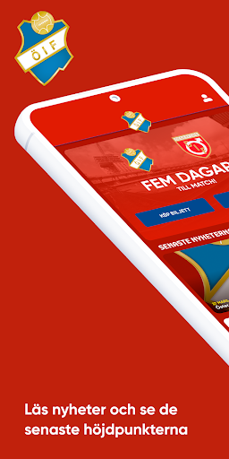 Android application Östers IF Live screenshort