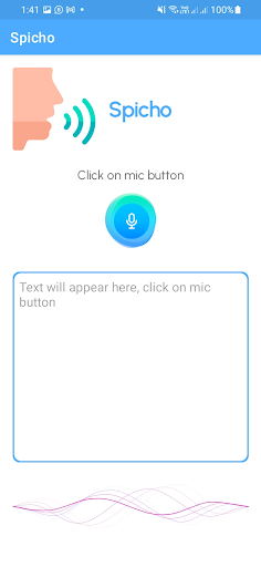 Spicho | Speech To Text App Screen 2