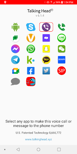 Android application Talking Head® screenshort