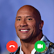 The Rock Video Call Dwayne Joh - Androidアプリ