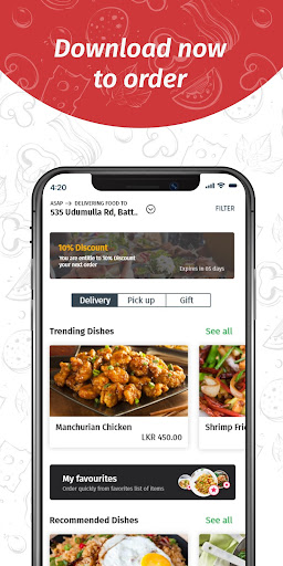 Android application Chinese Dragon Cafe Sri Lanka screenshort