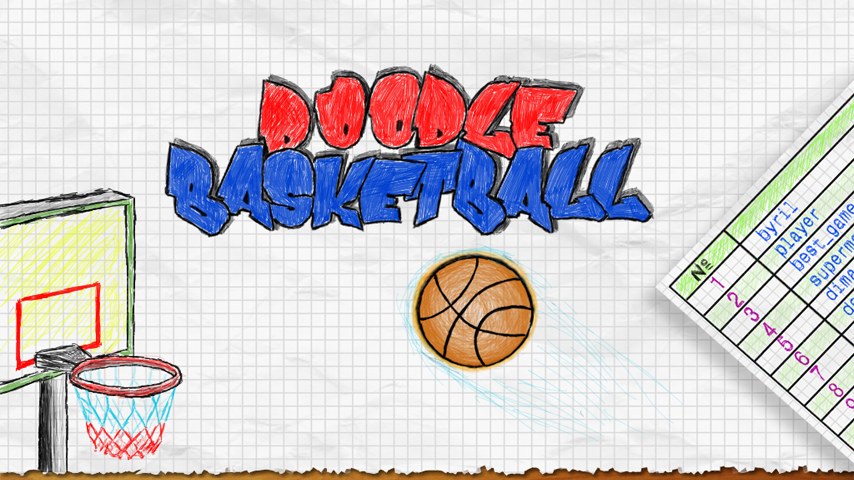 Doodle Basketball banner