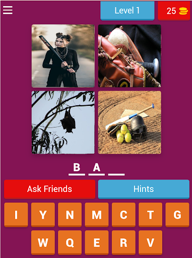 4 Pics Guess Correct Word