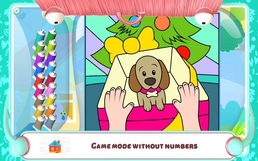 Screenshot of Puppy Dog Coloring Book