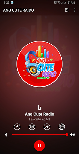 Android application Ang Cute Radio screenshort