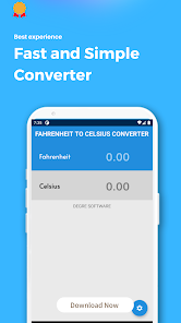 Captura 1 Fahrenheit to Celsius Convert android