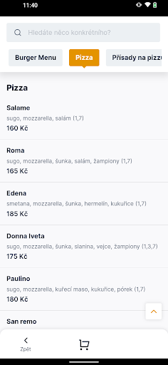 Pizzerie MEX Mělník a Roudnice Screen 2