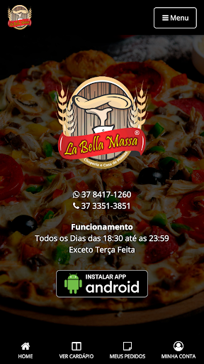 Android application La Bella Massa screenshort