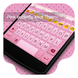 Pink Butterfly Knot Theme icon